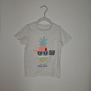 EUC | M&S | 2–3 Years | Pineapple Surf Graphic Tee